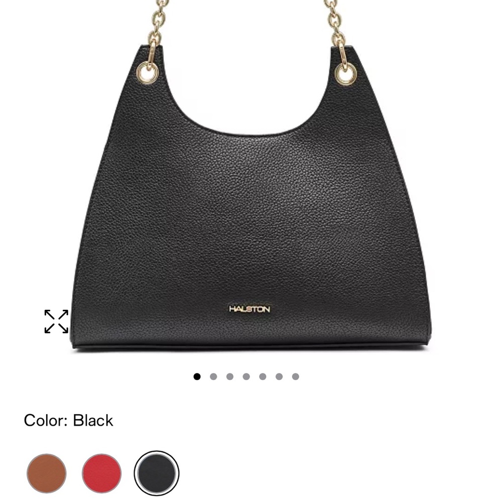 Halston Heritage “Janis” Black Leather Women's Bag